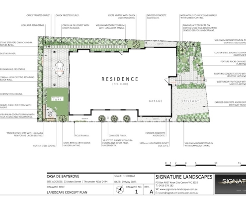 landscape design Port macquarie - bay grove - www.signature landscapes.com.au