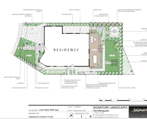 Landscape design Port Macquarie region - www.signature-landscapes.com.au 